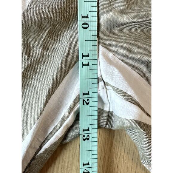 Express Striped Wide Leg Pull on Pants High Rise Size Small 2124 - Picture 7 of 9